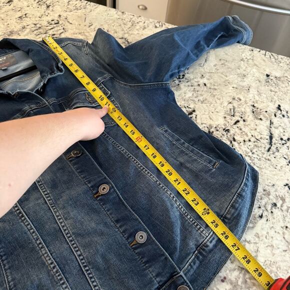 Torrid Denim Trucker Jacket Medium Wash 3X 11879816 - Picture 11 of 13